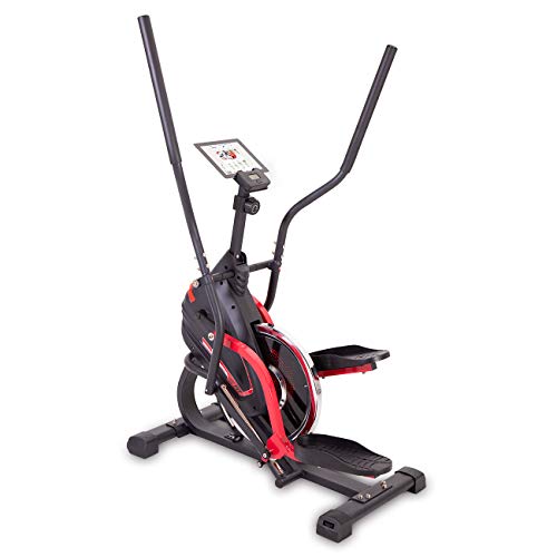maxVitalis 2in1 Ellipsentrainer und Stepper: Crosstrainer für Zuhause,...
