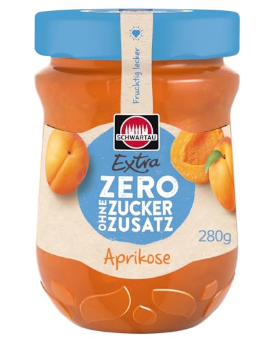 Schwartau Extra Zero Aprikose, Fuchtaufstrich ohne Zuckerzusatz, 13 kcal pro...