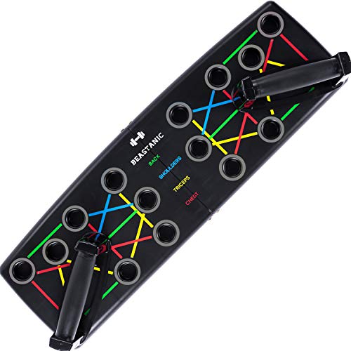 BEASTANIC Premium Liegestützgriffe als 14-in-1 Push Up Board, faltbares...