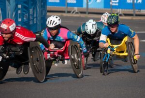 wheelchair racing, paralympics, race