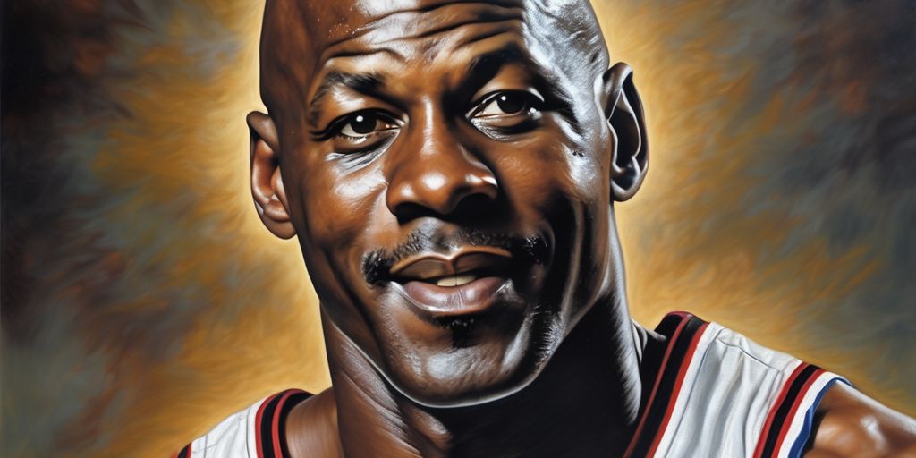 Michael Jordan, basketball legend, age, sports icon, portrait